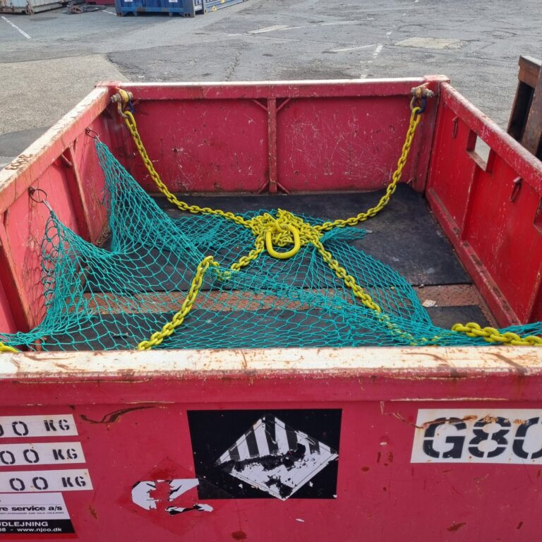 10 x 8 fods offshore basket til tønder med lastnet